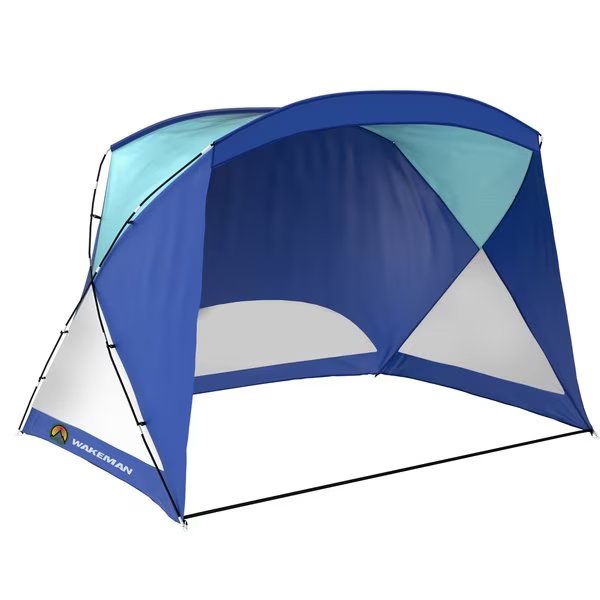 Beach Tent - Sun Shelter with UV Protection for Sports Events with Bag by Outdoors Blue, Wakeman, Mfr#: 75-CMP1028